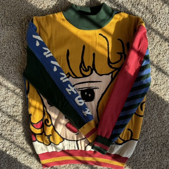 Colorful Graphic Sweater - Picture 2 of 5